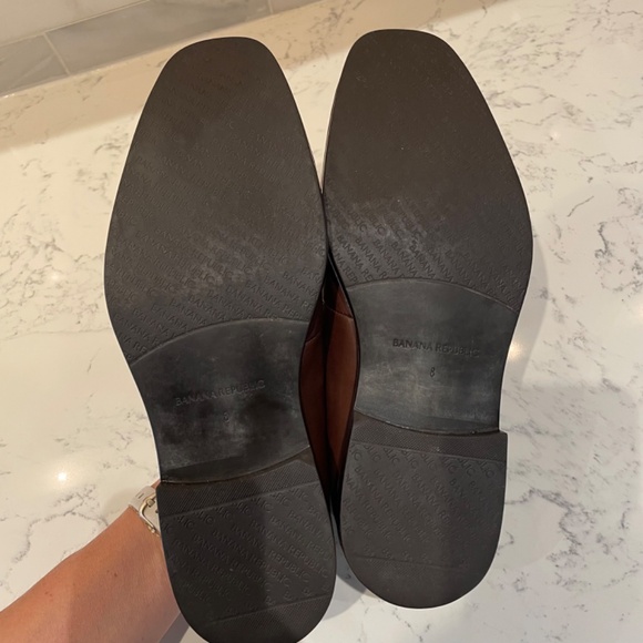 Banana Republic Slip On Dress Shoe/Loafer in Brown Leather, Size 8M - Picture 10 of 11